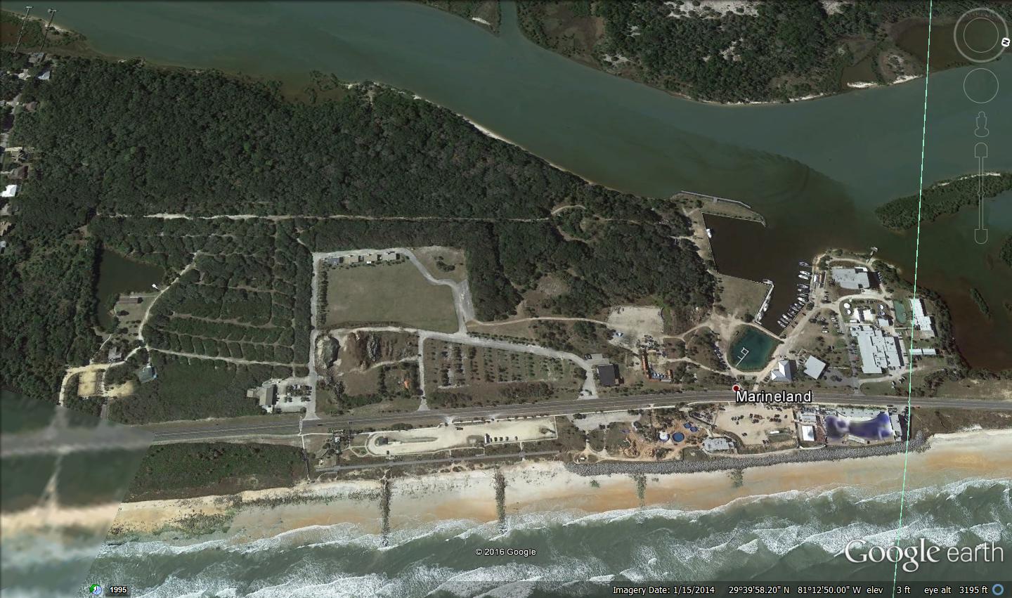 Marineland, FL - Google Earth